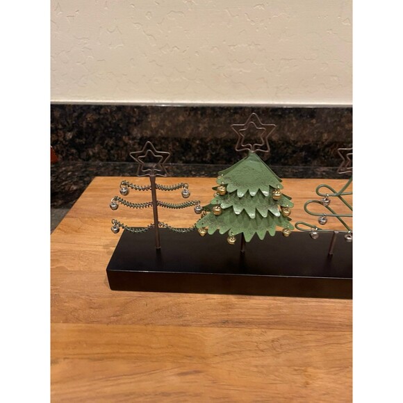 Vintage Pier1 Christmas Trees Photo Holder Display - Picture 4 of 9